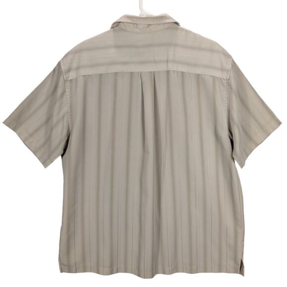 Royal Palm Shirt Mens Extra Large Bowling Cuban Cabana Camp Button Up Retro Vtg - Picture 2 of 7